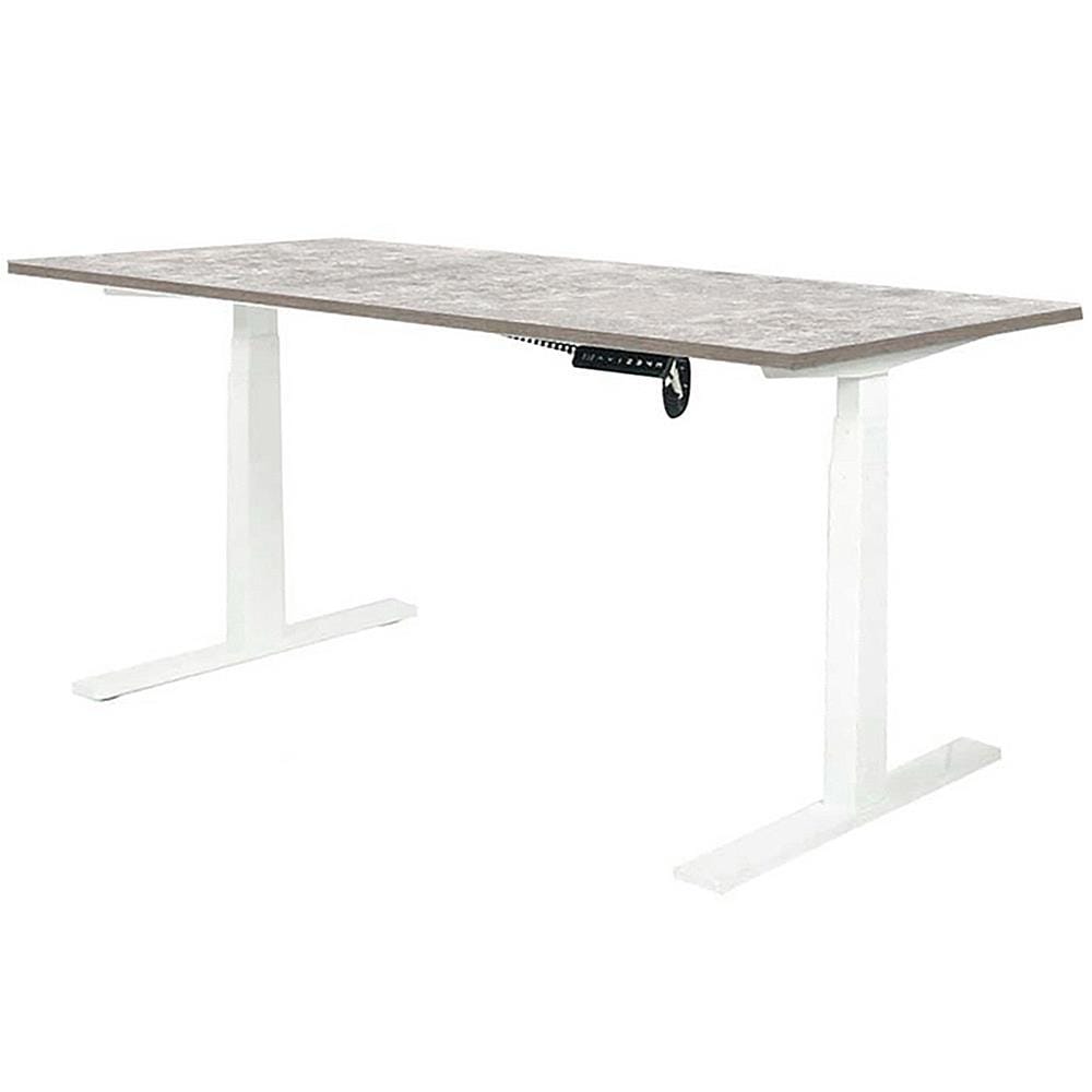 โต๊ะทำงานปรับระดับ ERGOTREND SIT 2 STAND Gen2A 180 ซม. สี CONCRETE/ขาว