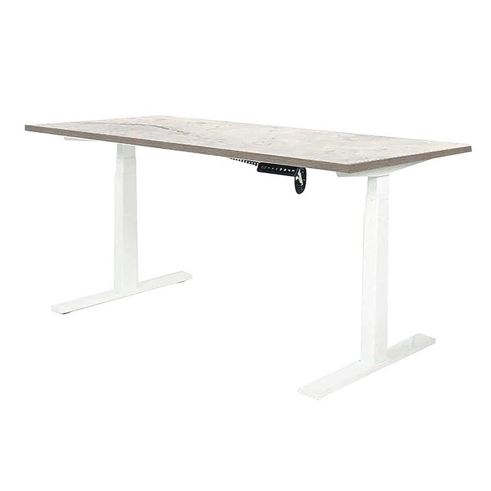 โต๊ะทำงานปรับระดับ ERGOTREND SIT 2 STAND Gen2A 150 ซม. สี GRANITE/ขาว