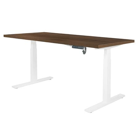 โต๊ะทำงานปรับระดับ ERGOTREND SIT 2 STAND Gen2A 180 ซม. สี CLASSIC TEAK/ขาว