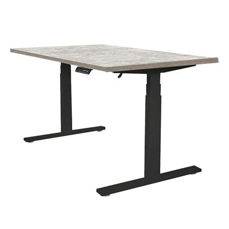 โต๊ะทำงานปรับระดับ ERGOTREND SIT 2 STAND Gen2A 150 ซม. สี CONCRETE/ดำ