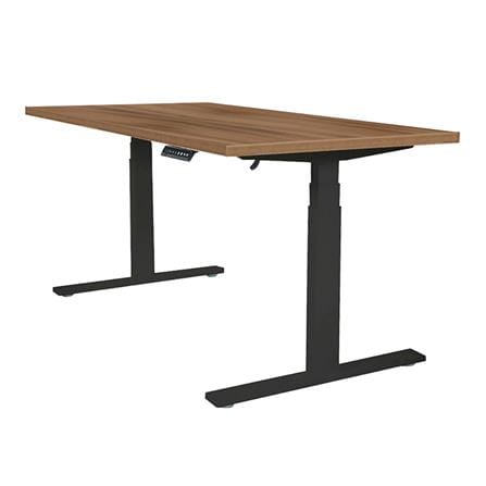 โต๊ะทำงานปรับระดับ ERGOTREND SIT 2 STAND Gen2A 120 ซม. สี TEAK/ดำ