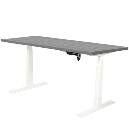 โต๊ะทำงานปรับระดับ ERGOTREND SIT 2 STAND Gen2A 120 ซม. สี COMBI GREY/ขาว