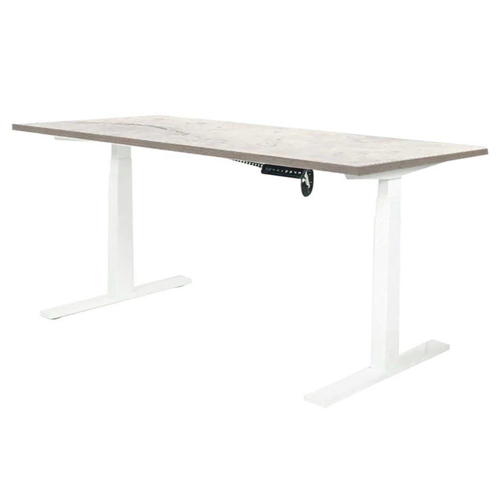 โต๊ะทำงานปรับระดับ ERGOTREND SIT 2 STAND Gen2A 180 ซม. สี GRANITE/ขาว