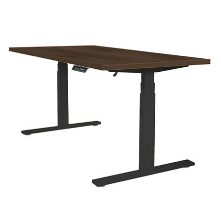 โต๊ะทำงานปรับระดับ ERGOTREND SIT 2 STAND Gen2A 150 ซม. สี CLASSIC TEAK/ดำ_0