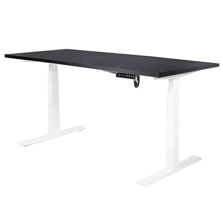โต๊ะทำงานปรับระดับ ERGOTREND SIT 2 STAND Gen2A 180 ซม. สี MIDNIGHT MABLE/ขาว