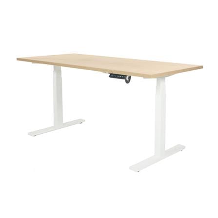 โต๊ะทำงานปรับระดับ ERGOTREND SIT 2 STAND Gen2A 150 ซม. สี SHIMO ASH/ขาว