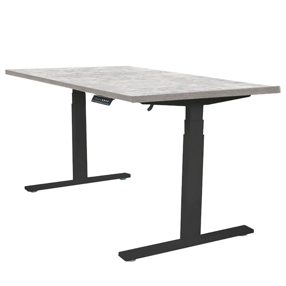 โต๊ะทำงานปรับระดับ ERGOTREND SIT 2 STAND Gen2A 180 ซม. สี CONCRETE/ดำ