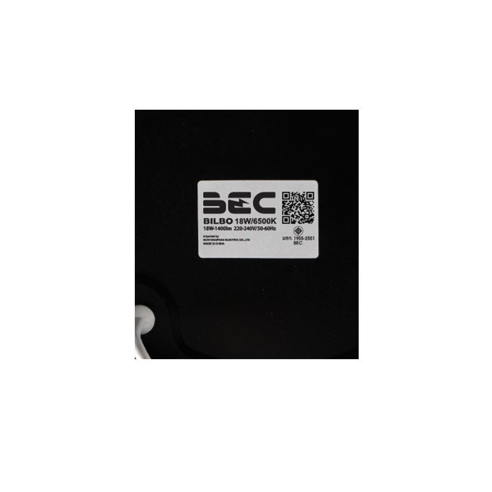 ดาวน์ไลท์ LED BEC BILBO 8 นิ้ว 18 วัตต์ DAYLIGHT สีดำ