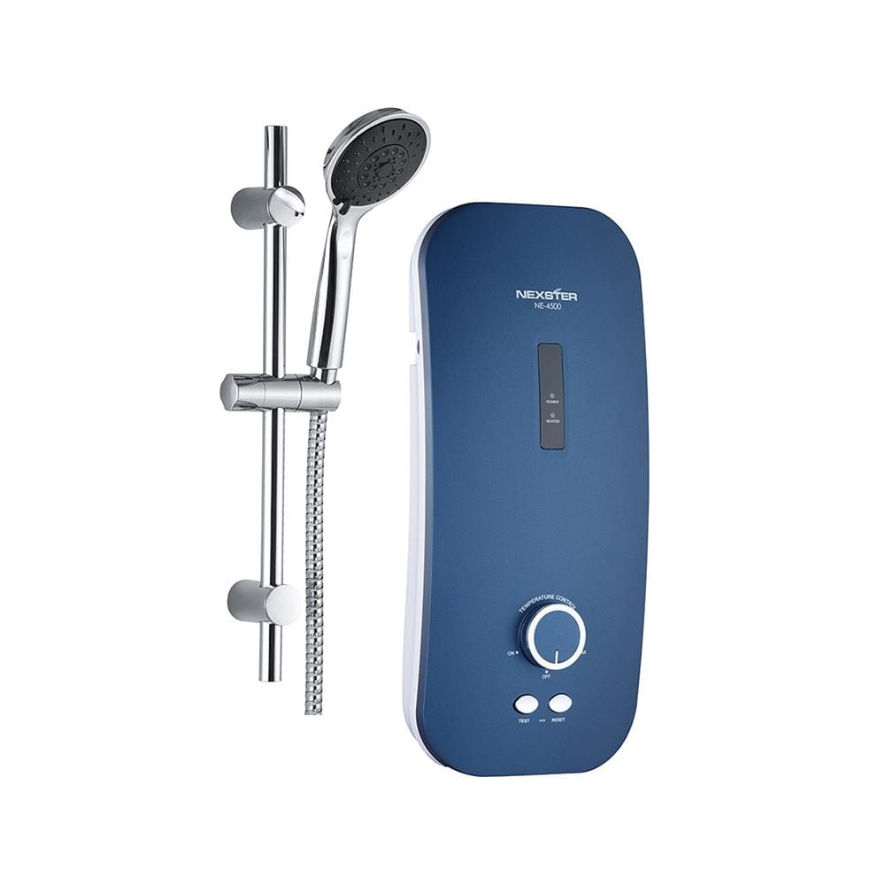 เครื่องทำน้ำอุ่น NEXSTER ELITE 4500 วัตต์ สีน้ำเงิน
