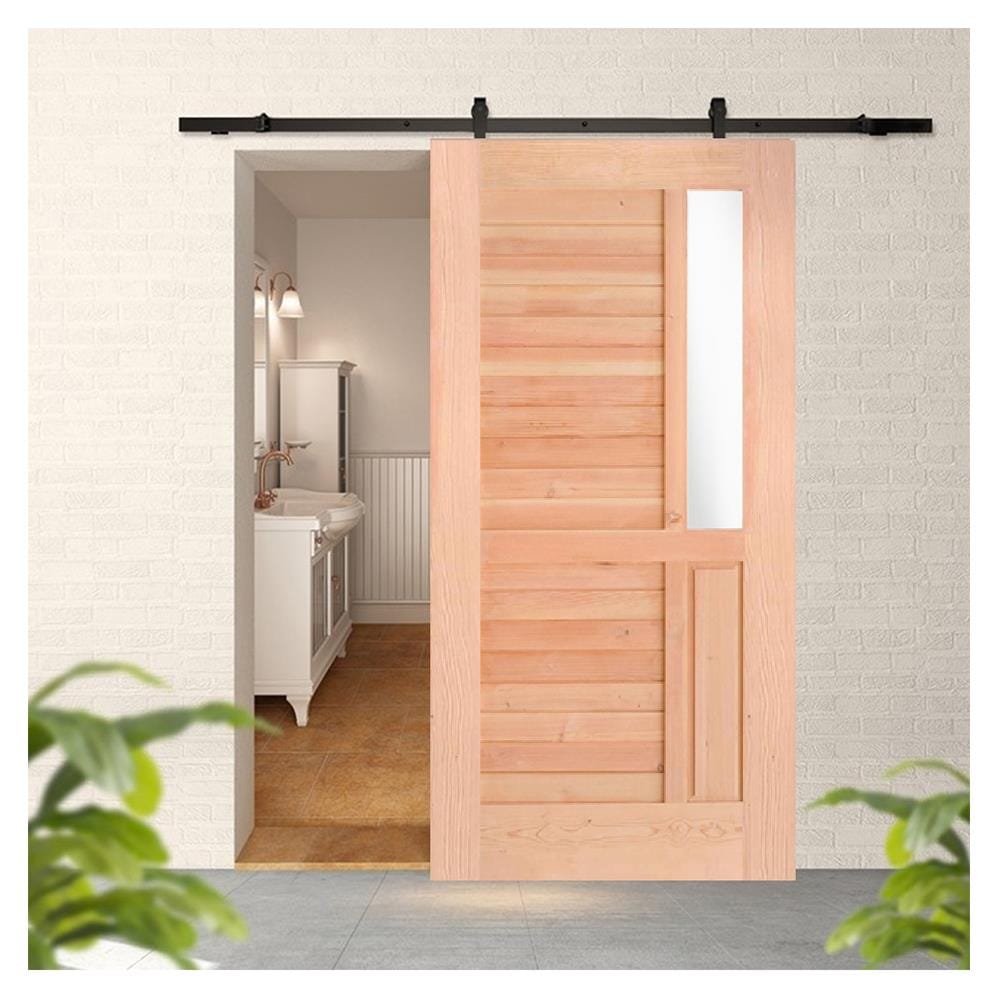ประตูไม้ดักลาสเฟอร์ D2D ECO-PINE-12 100X200 ซม.