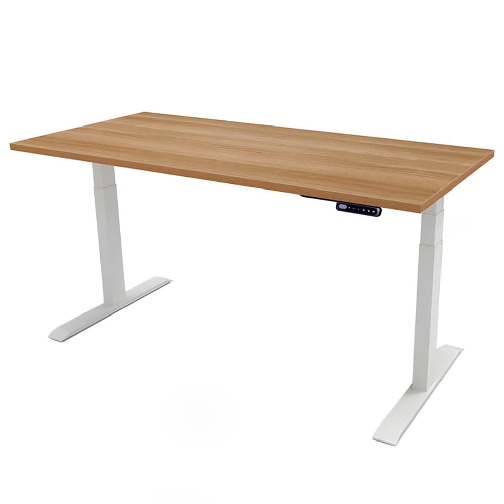 โต๊ะปรับระดับไฟฟ้า ERGOTREND SIT 2 STAND GEN3 150 ซม. สี VINTAGE OAK/ขาว