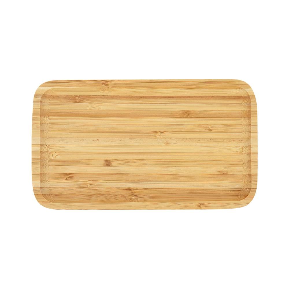 ถาดไม้ไผ่เหลี่ยม BAMBOO 14x25 ซม.