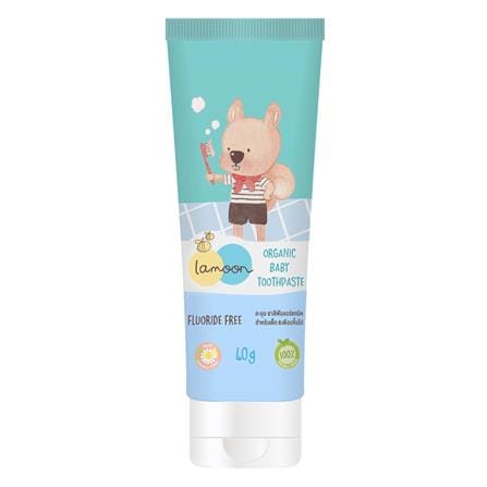 ยาสีฟันสำหรับเด็กเล็กสูตรเจล ORGANIC LAMOON 40 กรัม_0