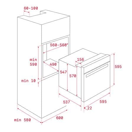 เตาอบฝังดิจิตอล TEKA HLB 8600 สีขาว_5