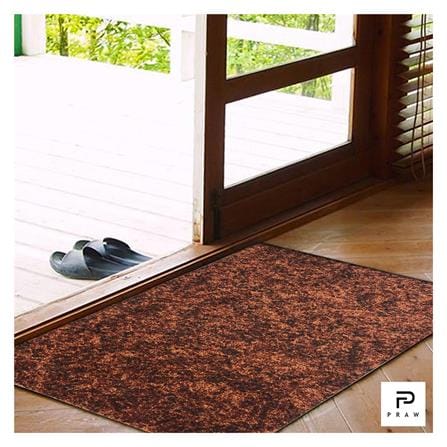 พรม PRAW OVP 50X75 ซม. สีน้ำตาลเข้ม_3