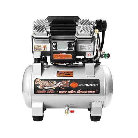 ปั๊มลมโรตารี่ OIL FREE PUMPKIN DIGITAL STORM PTT-DS1500AL20 20 ลิตร