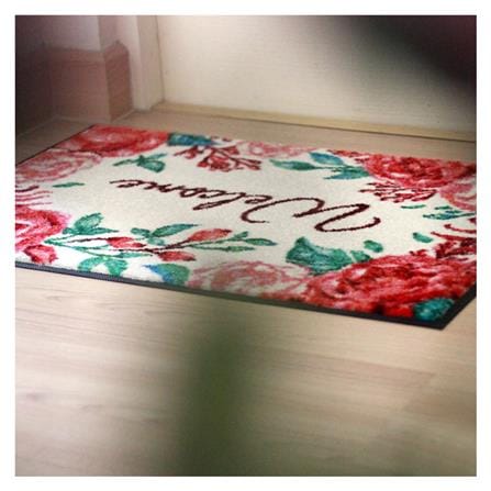 พรม PRAW BOUQUETS 50X75 ซม. สีชมพู_3