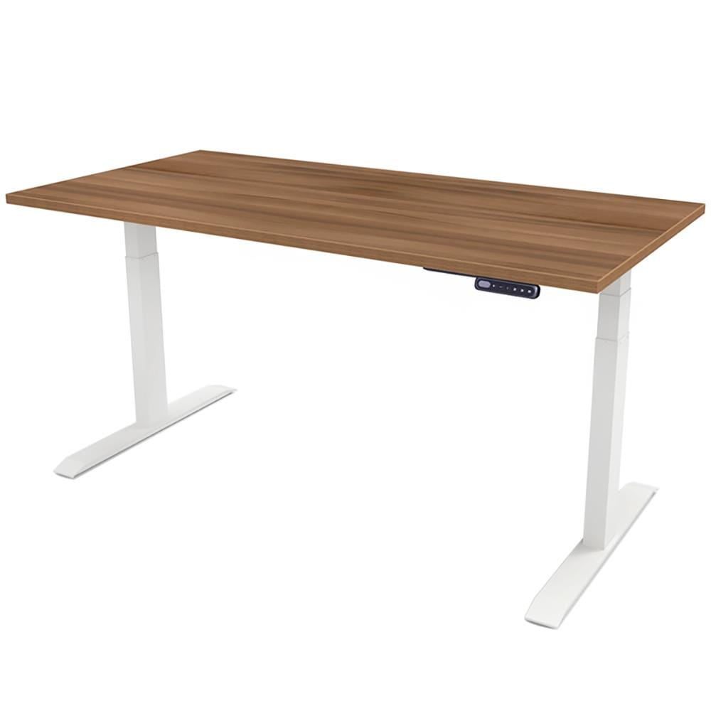 โต๊ะทำงานปรับระดับ ERGOTREND SIT 2 STAND GEN3 180 ซม. สี TEAK/ขาว