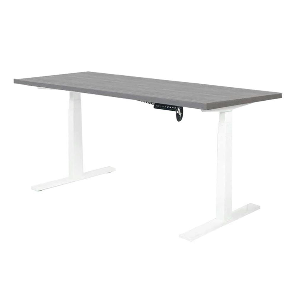 โต๊ะทำงานปรับระดับ ERGOTREND SIT 2 STAND Gen2A 150 ซม. สี COMBI GREY/ขาว