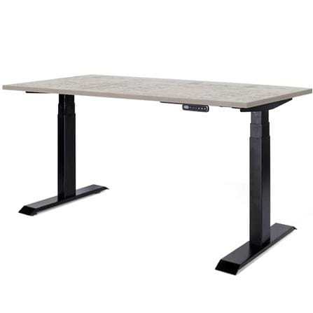 โต๊ะทำงานปรับระดับ ERGOTREND SIT 2 STAND GEN3 180 ซม. สี CONCRETE/ดำ