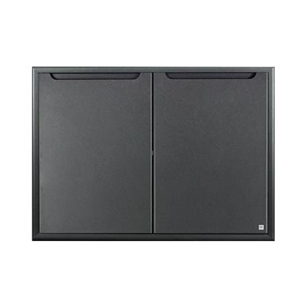 หน้าบานคู่ KING CURVE 96x68.8 ซม. สีเทา
