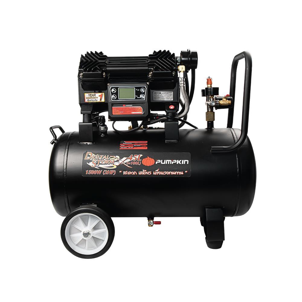ปั๊มลมโรตารี่ OILF REE PUMPKIN DIGITAL STORM PTT-DS15004 45 ลิตร