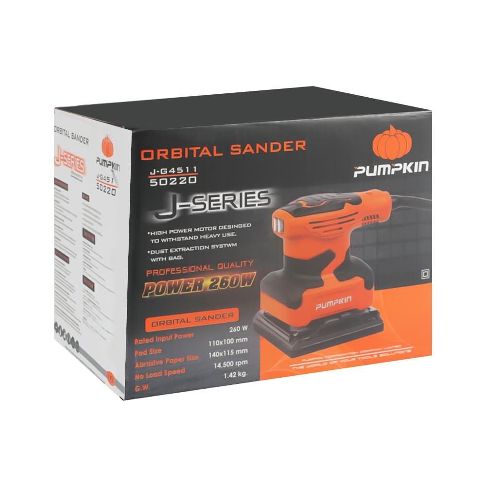 เครื่องขัดกระดาษทรายสั่น PUMPKIN J-G4511 260 วัตต์