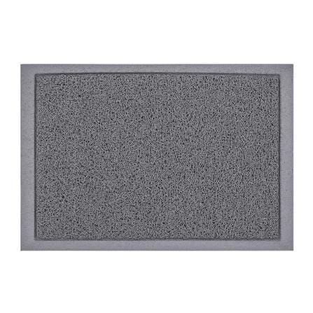 พรมเช็ดเท้าดักฝุ่น HOME LIVING STYLE CLEAN 40x60 ซม. สีเทา