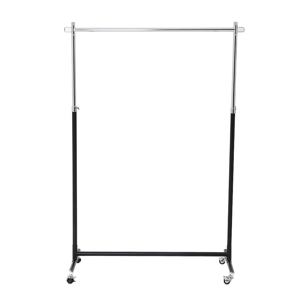 ราวแขวนผ้าปรับระดับได้ 100.5x41x184cm สีดำ PLIM