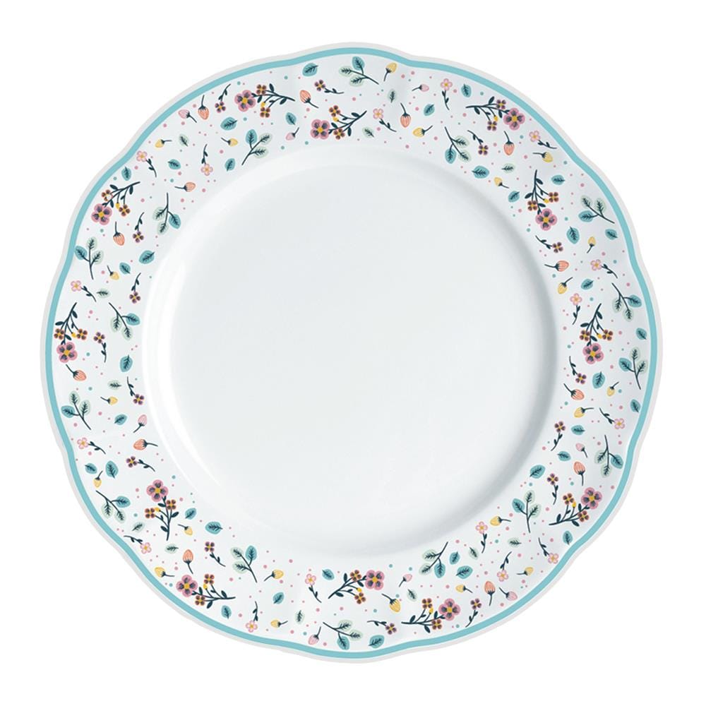 จาน FINE PORCELAIN ตื้น 8" KECH SPRING FLOWERS