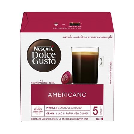 แคปซูลเครื่องชงกาแฟ NESCAFE DOLCE GUSTO AMERICANO ...