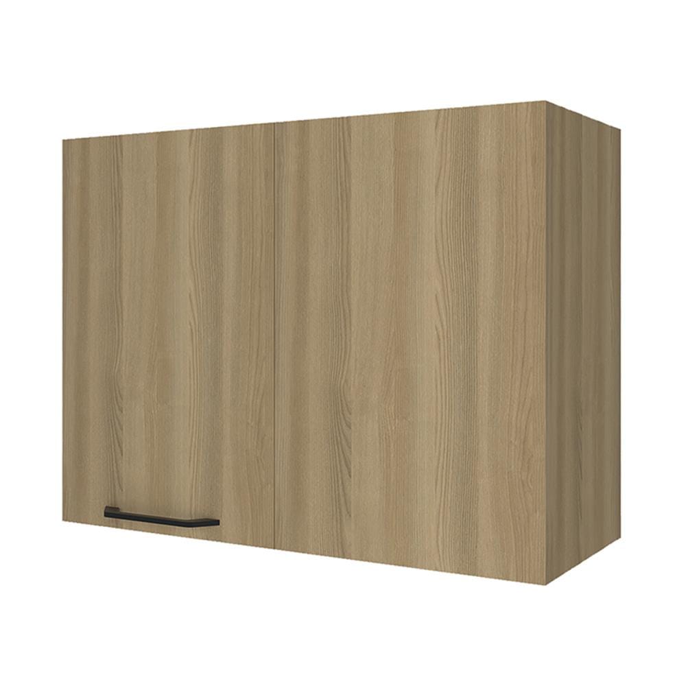 ตู้เข้ามุมขวา WPC PARAZZO ENZO มือจับดำ 80x60 ซม. สี เนเจอรัลโอ๊ค