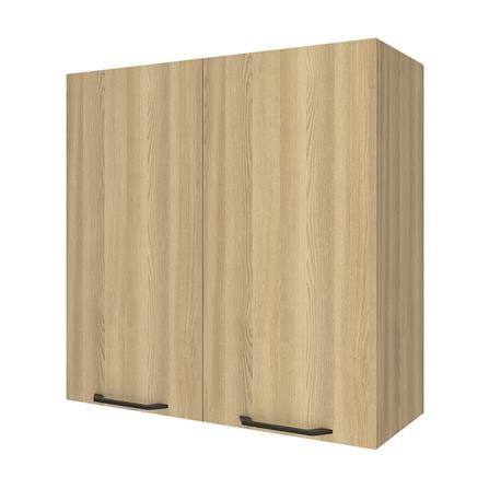 ตู้คู่ WPC PARAZZO ENZO มือจับดำ 80x80 ซม. สีเนเจอรัลโอ๊ค