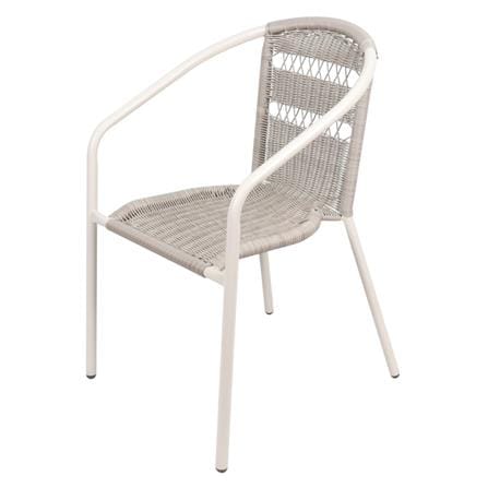 เก้าอี้หวายเทียม SPRING WICKER X สีเทาอ่อน_2