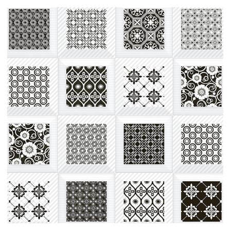 กระเบื้องผนัง 30x45 ซม. TARA ครีดกลาง ขาว-ดำ II 0.81M2_2