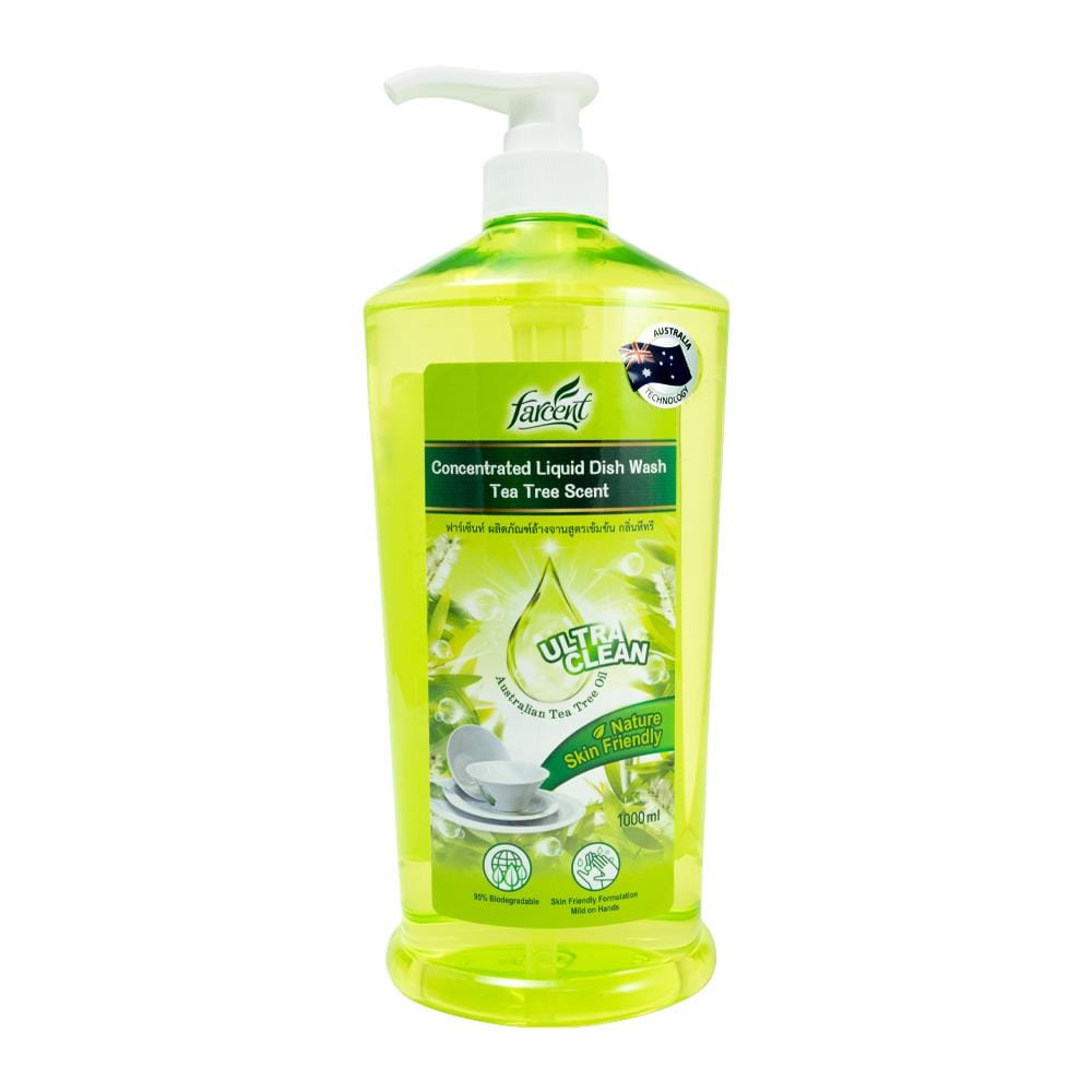 น้ำยาล้างจาน ECO FARCENT 1 ลิตร กลิ่น TEA TREE
