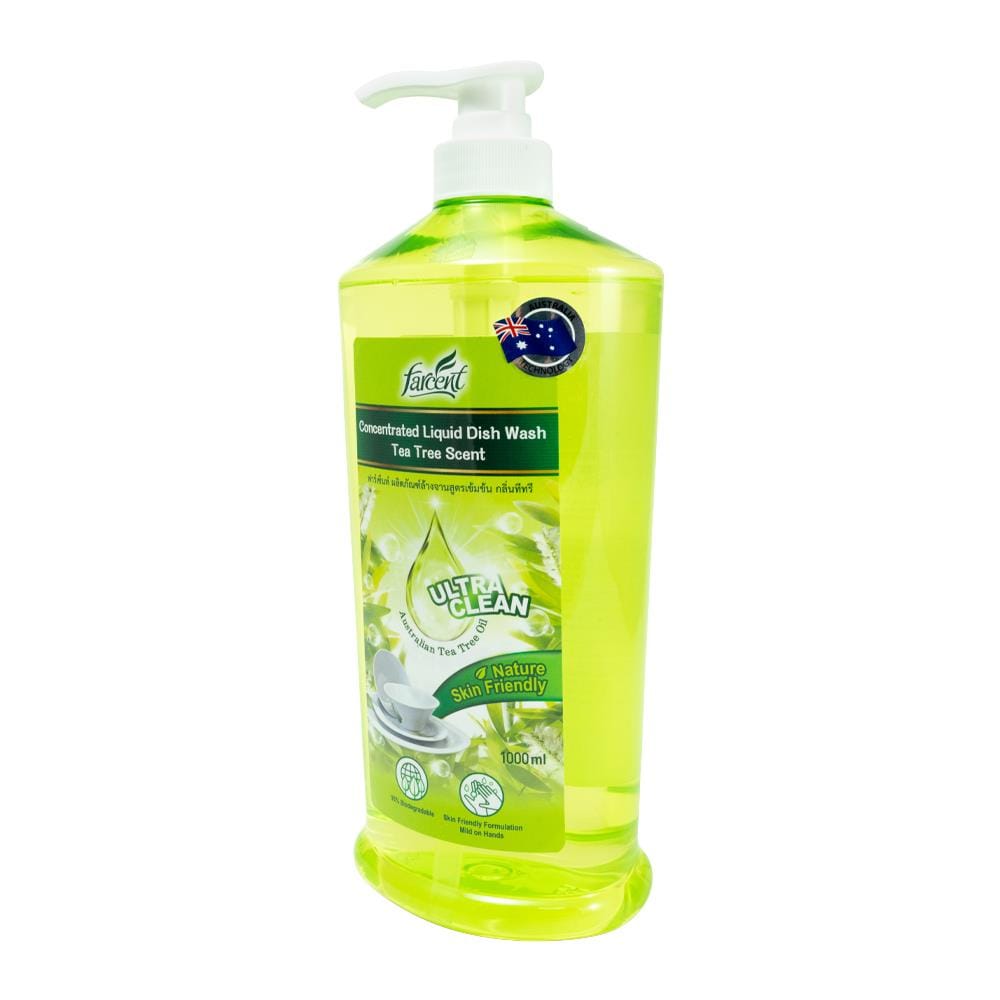 น้ำยาล้างจาน ECO FARCENT 1 ลิตร กลิ่น TEA TREE
