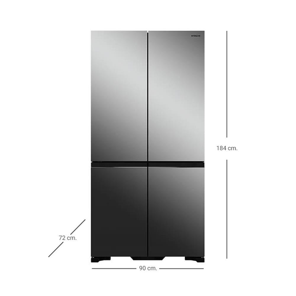 ตู้เย็น MULTI DOOR HITACHI RWB640VFX MIR 20.1 คิว กระจกเงา อินเวอร์เตอร์