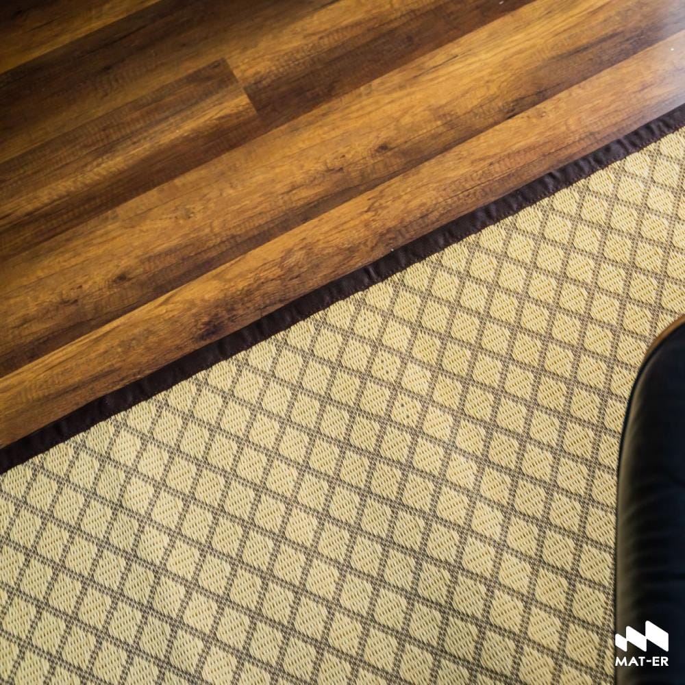 เสื่ออเนกประสงค์ MAT-ER TENDEROUS (EARTH TONE) SIZE M 150x240 ซม. สีน้ำตาล/ครีม