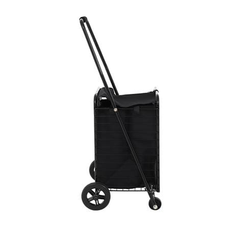 รถเข็นช้อปปิ้งพร้อมกระเป๋า MATALL CMAT004 30 กก. สีดำ_3