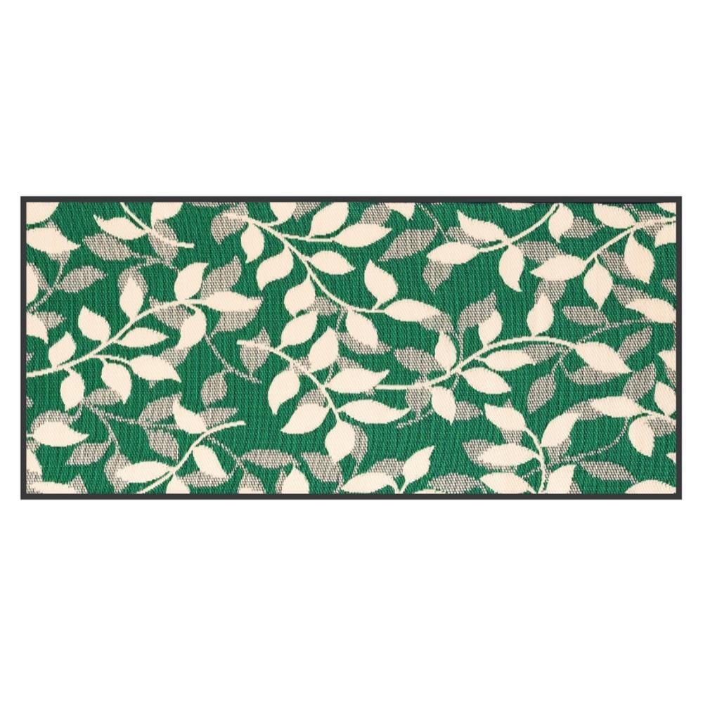 เสื่ออเนกประสงค์ MAT-ER LEAF SIZE S 90x200 ซม. สีเขียว/ครีม