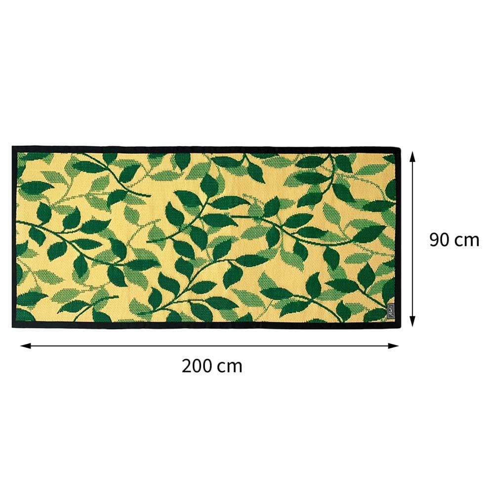 เสื่ออเนกประสงค์ MAT-ER LEAF SIZE S 90x200 ซม. สีเขียว/ครีม