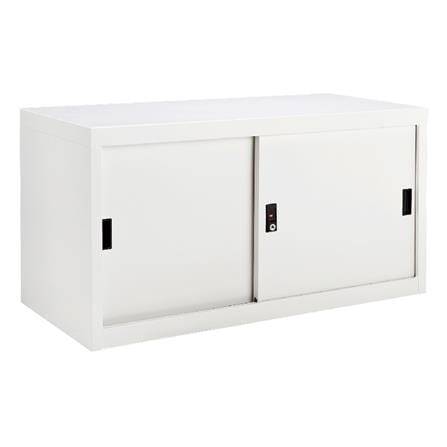 ตู้เหล็กบานเลื่อนทึบ KIOSK USB-1 สีขาว_1