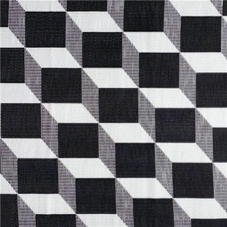 เสื่ออเนกประสงค์ MAT-ER TILES 3D 150x150 ซม. สีขาว-ดำ_1