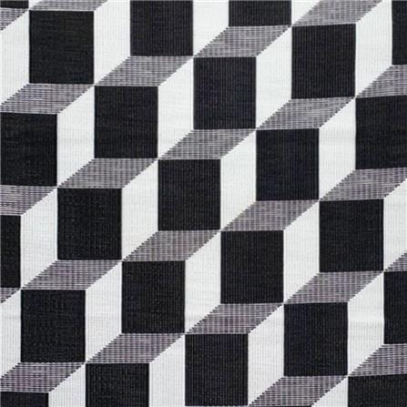 เสื่ออเนกประสงค์ MAT-ER TILES 3D 110X110 ซม. สีขาว/ดำ_1