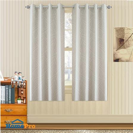 ผ้าม่าน EYELET HOME LIVING STYLE HAZA UV 150X160 ซม. สีเทา_5