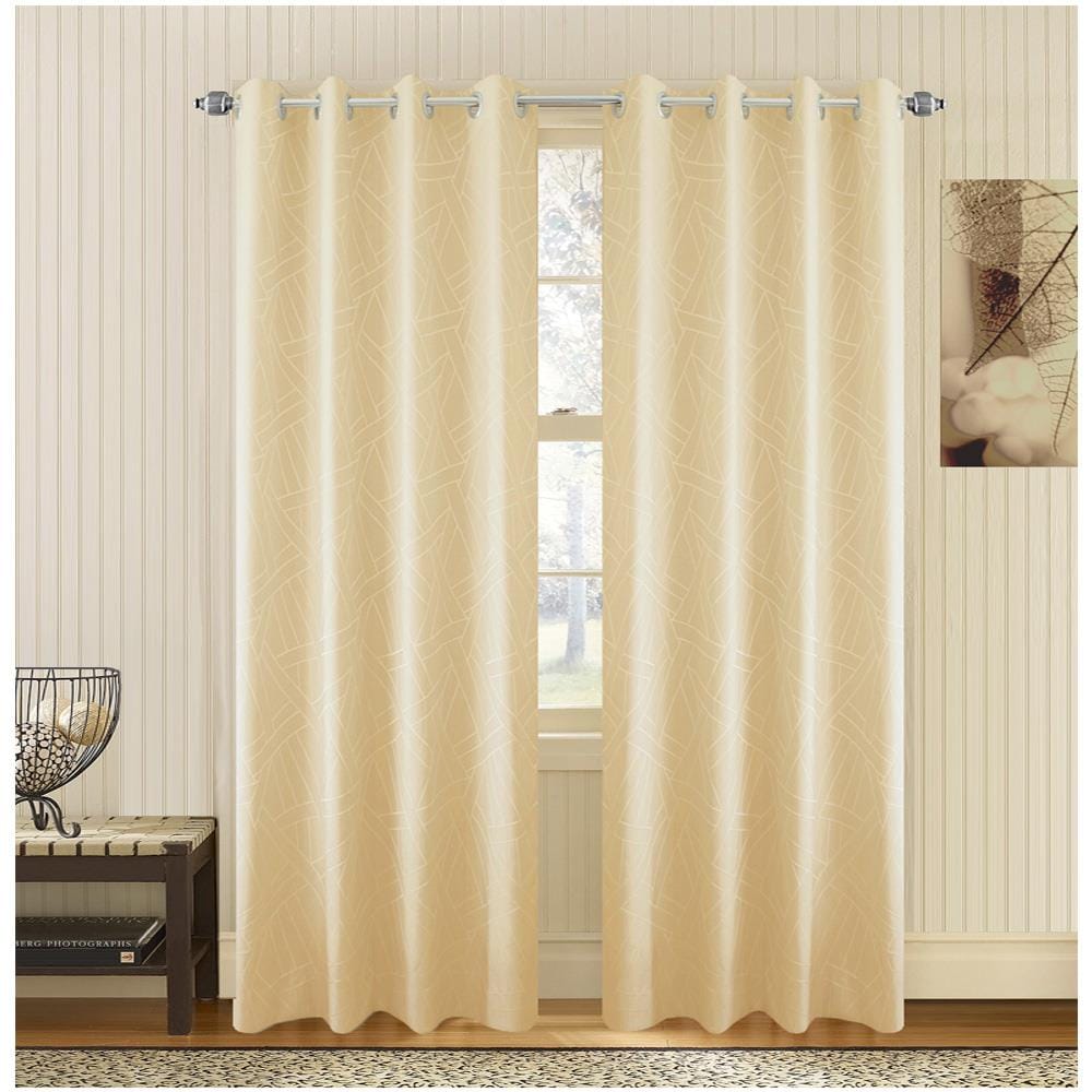 ผ้าม่าน EYELET HOME LIVING STYLE HAZA UV 150X220 ซม. สีครีม