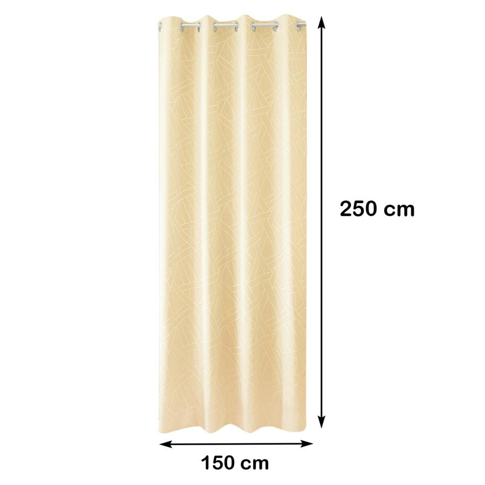 ผ้าม่าน EYELET HOME LIVING STYLE HAZA UV 150X250 ซม. สีครีม