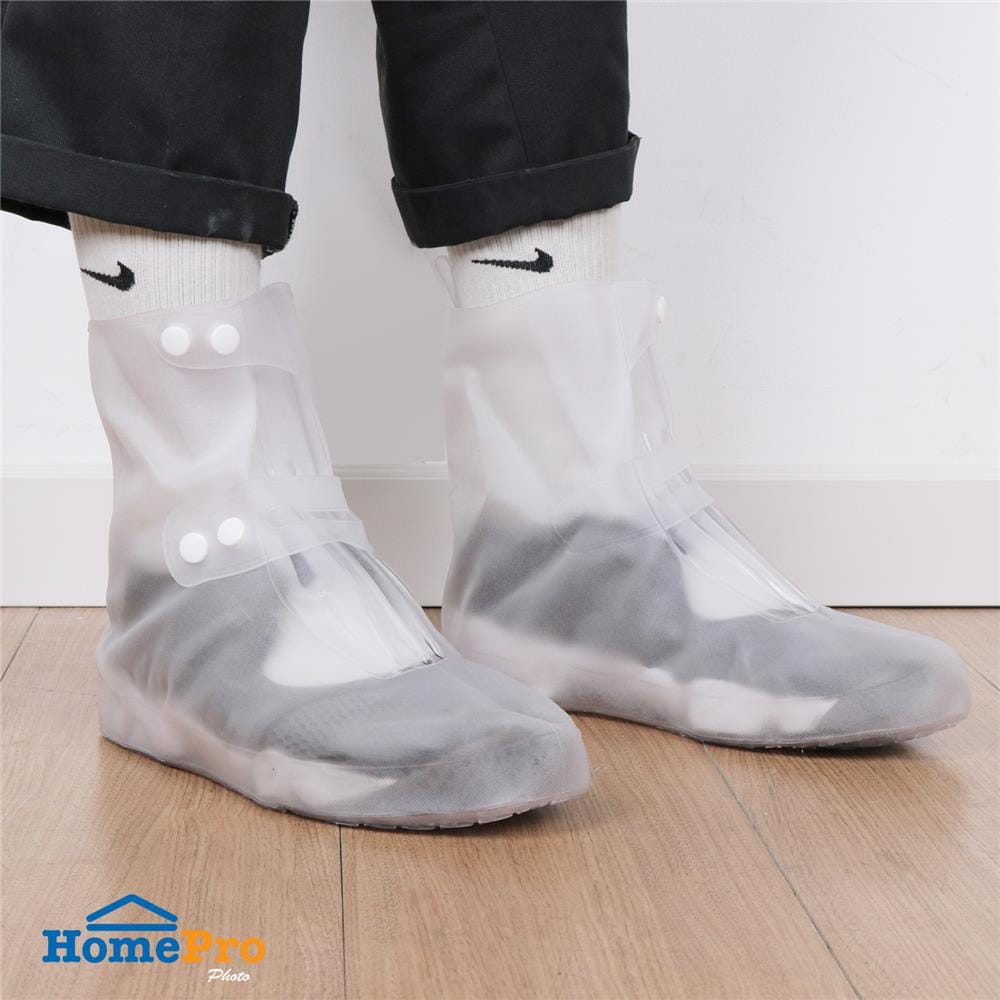 ซิลิโคนคลุมรองเท้าข้อสูง DEXZON เบอร์ 44-45 สีขาว