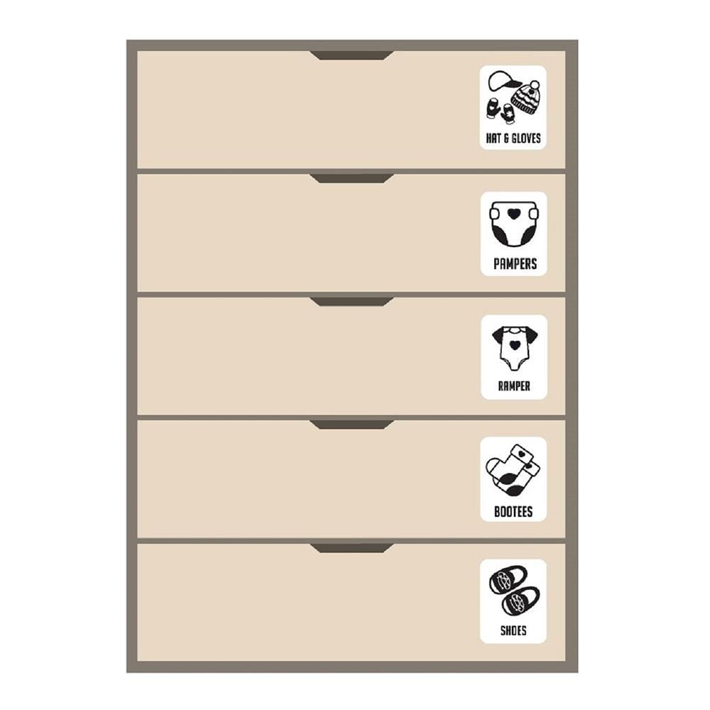 สติ๊กเกอร์จัดเก็บภายในบ้าน STACKO 26x34 ซม.